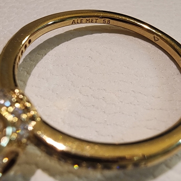 Pandora Clear Sparkling Crown Solitaire Ring - Picture 11 of 12